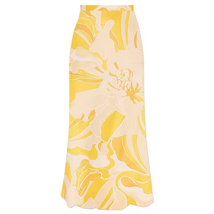 Summer 2024 yellow flower swimsuit